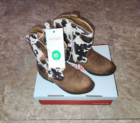 Cat& jack western 🤠cowgirl boots new firm price