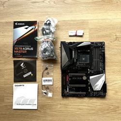 Gigabyte X570 AORUS Master – AM4 Motherboard (Top-Tier / Full Accessories)