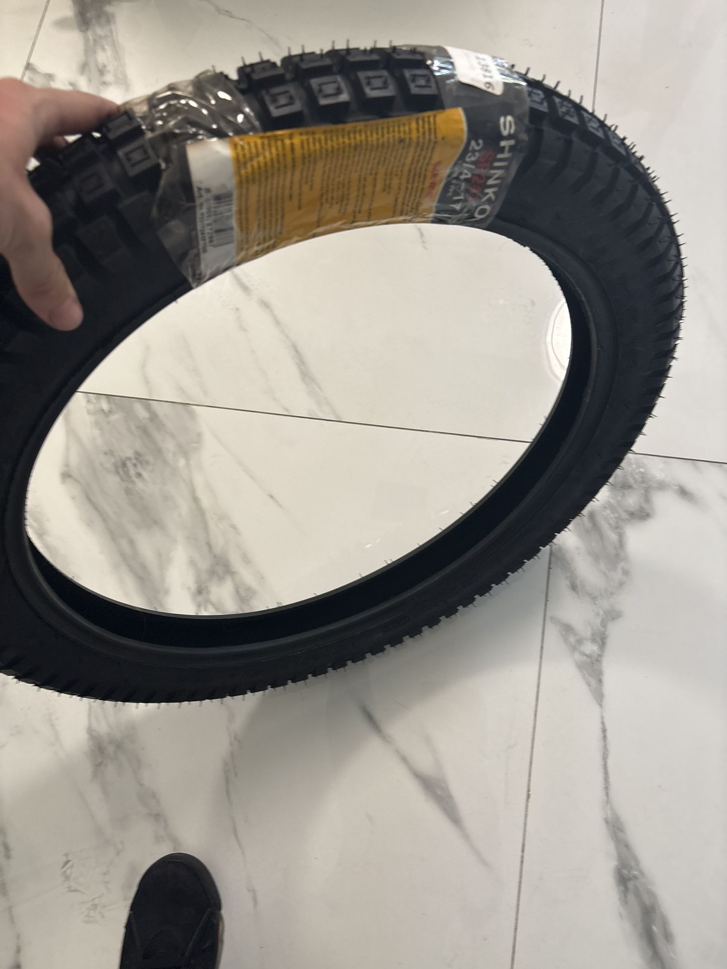 Surron Front Fender And Shinko Tire