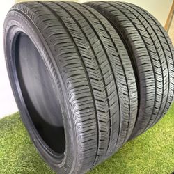 V191   275 40 21 107W   Yokohama Geolandar X-CV G057  - 2 Used Tires 80% Life 