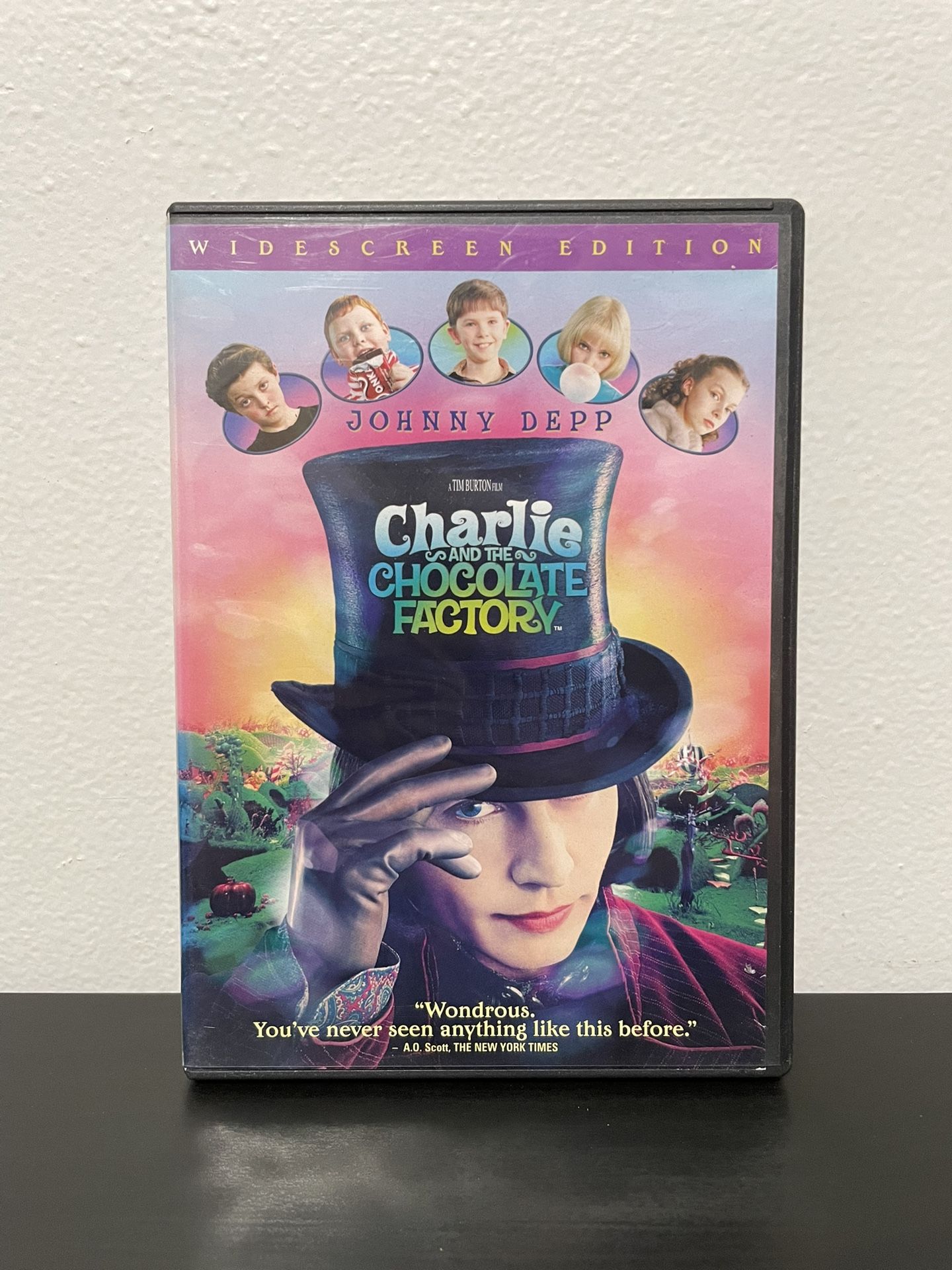 Charlie & The Chocolate Factory DVD Widescreen Edition Johnny Depp Movie 2005