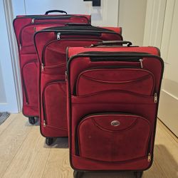 American Tourister Stackable And Expandable Suitcases