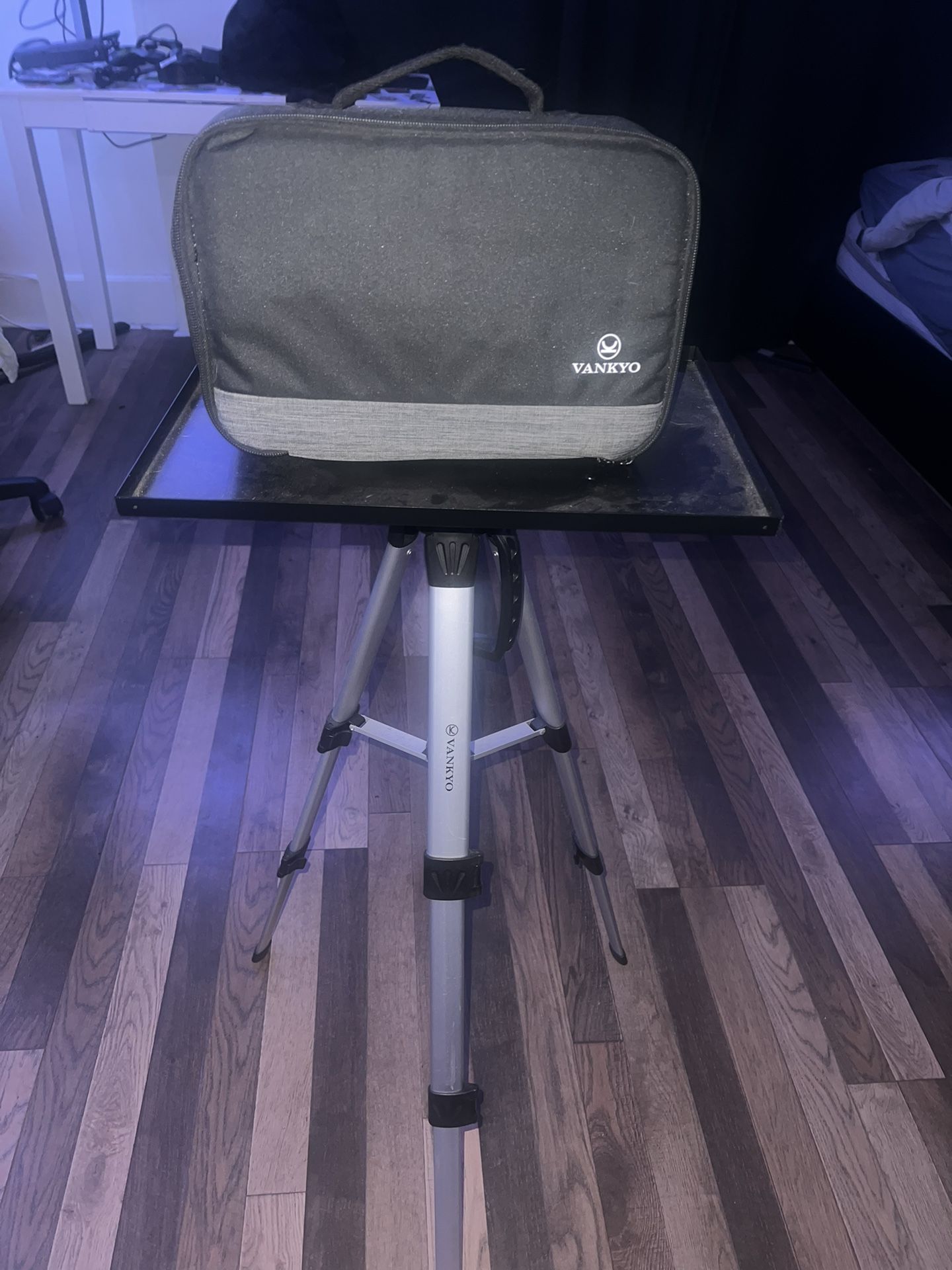 Projector With Stand And Adapter