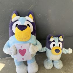 Bluey Valentines Day Plushie 