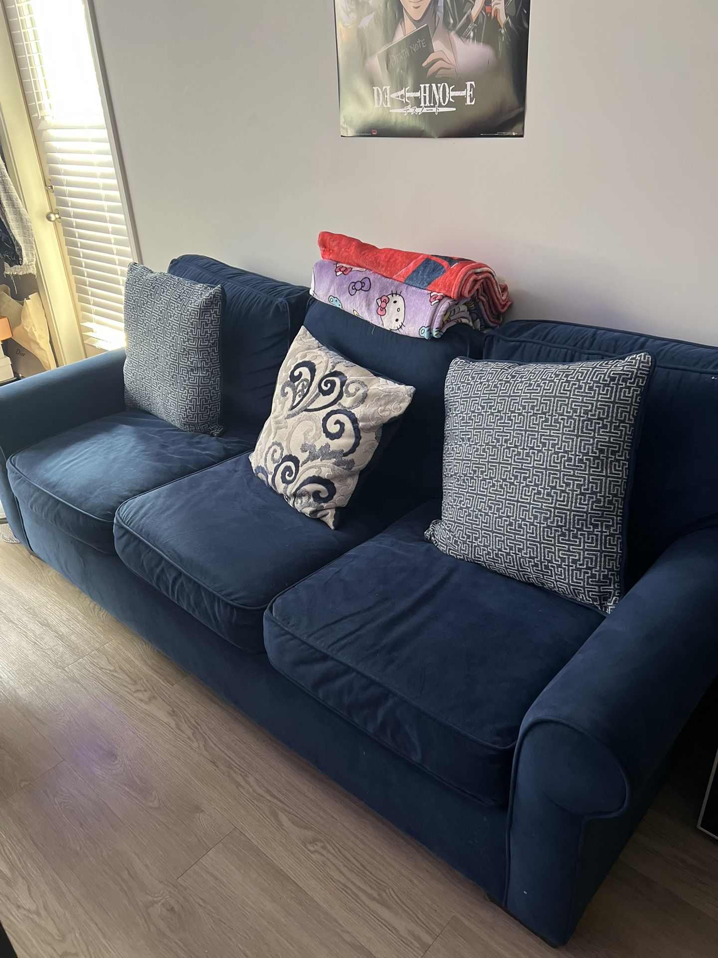 blue couch
