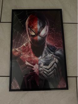 Spider-Man vs Venom Framed Wall Poster - Marvel