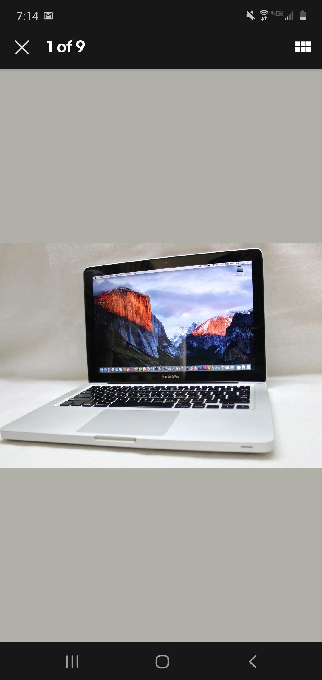 Apple MacBook Pro 13 inch Laptop - (Mid 2009) 8GB 1TB El Capitan