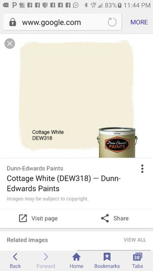 Interior Semigloss Cottage White Frazee Paint For Sale In