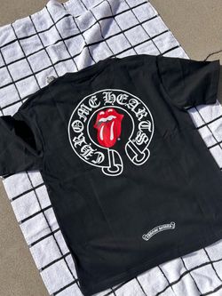Chrome Hearts x Rolling Stones Black T-Shirt