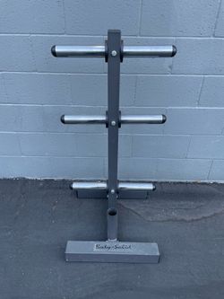 Body Solid 6-Post Olympic Weight Tree and Bar Holder… Home Gym Fitness…. $80 Price is Firm!!!!