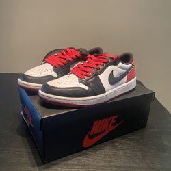 Air Jordan 1 Retro Low OG 'Black Toe'