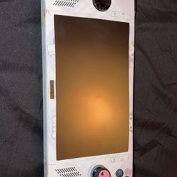 rog ally x with a kuromi hello kitty skin with it also comes with hello kitty kuromi joysticks