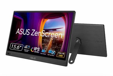 ASUS ZenScreen 15.6” Portable Monitor (MB169CK) — Full HD | IPS | Dual USB‑C | Mini‑HDMI | Ultra‑Slim Travel Display