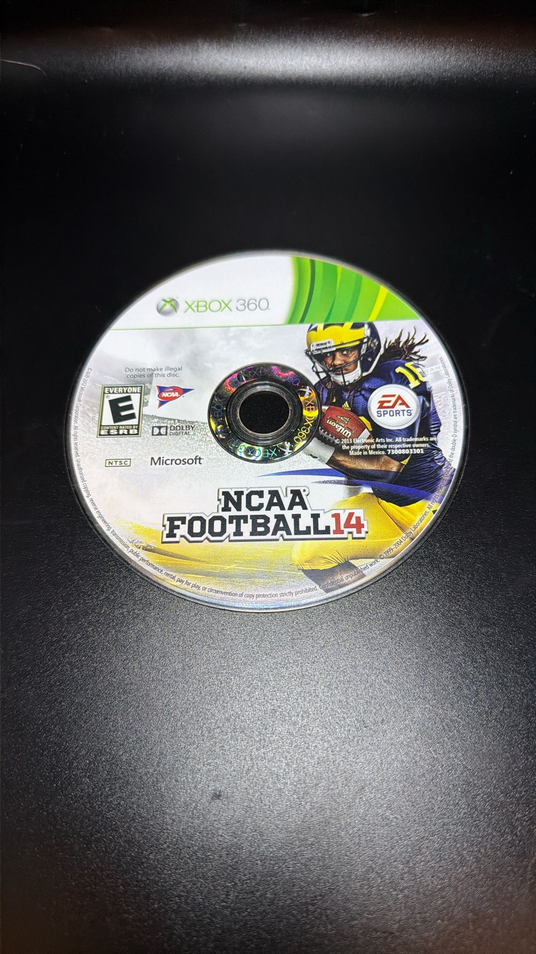 XBOX 360 NCAA Football 14
