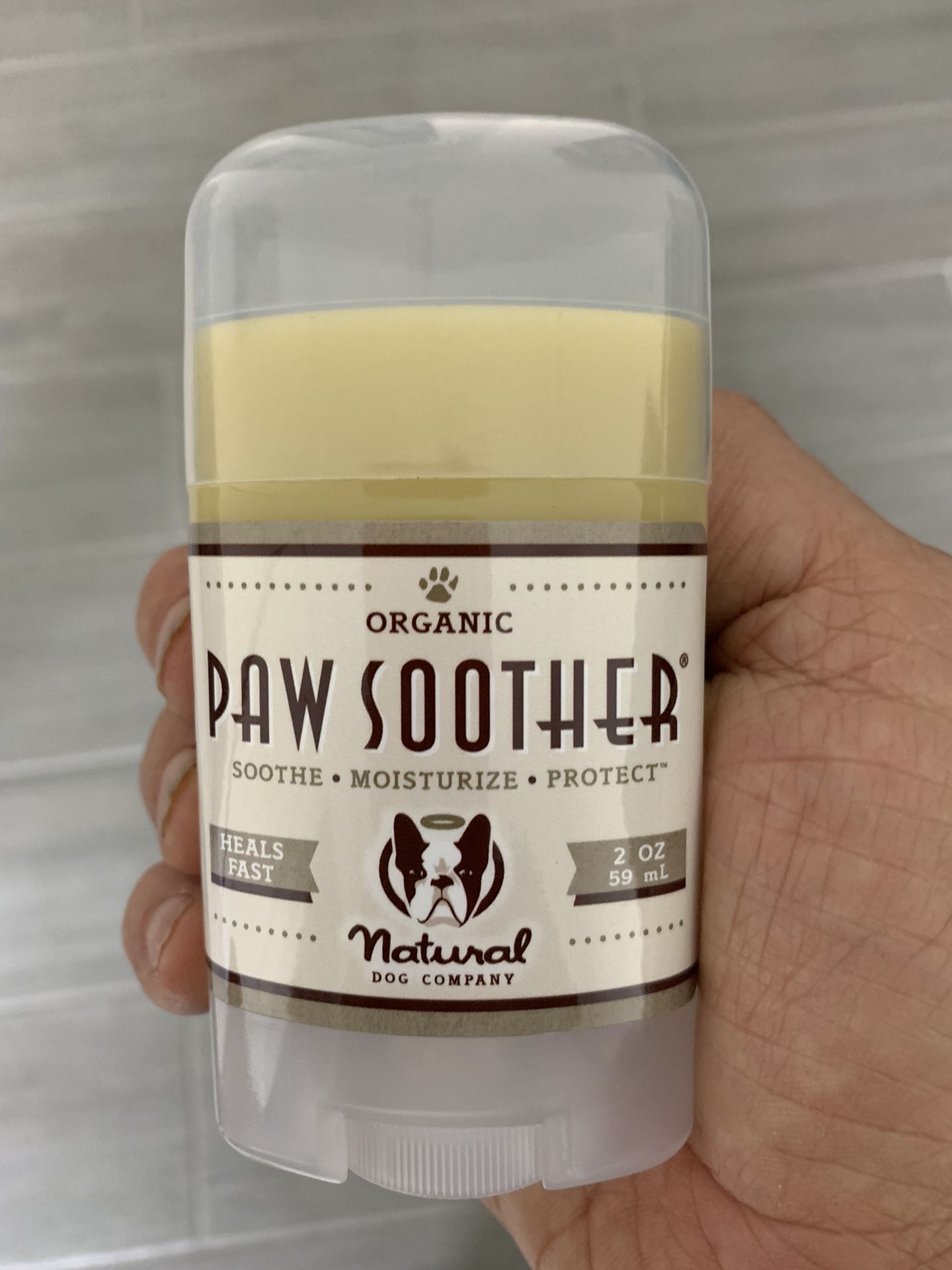 Organic Dog Paw Soother Balm, 2.1 Oz. Size, New