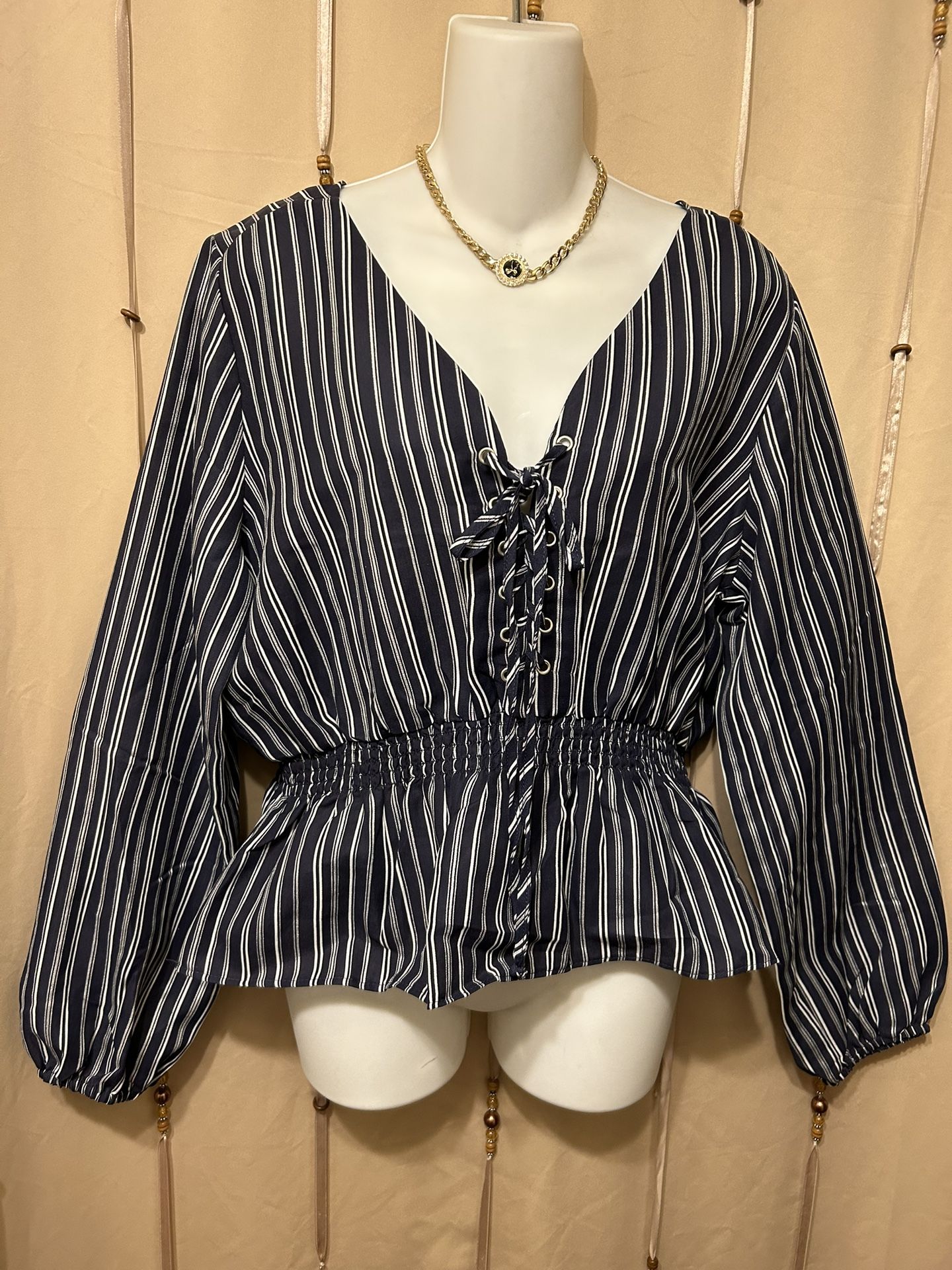 Stripe Woman’s Blouse