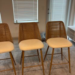3 Counter Stools 