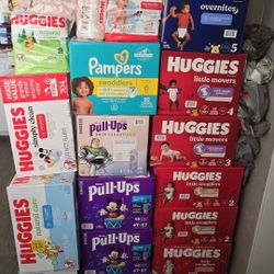 HUGGIES, PAMPERS, LUVS 