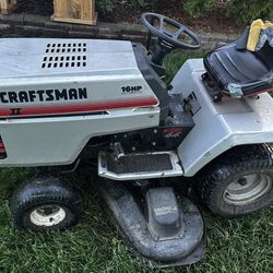 Craftsman Riding Land Mower For Sale  As Is $250