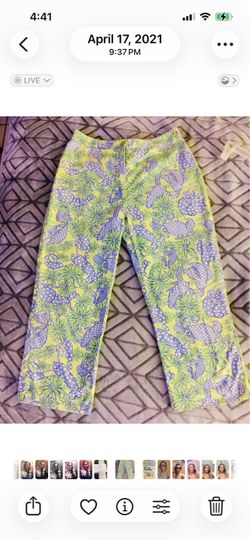 Lilly Pulitzer Printed Cropped Pants