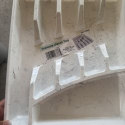 Marble Plastic Utensil Tray $3 **mission Tx Pick Up**
