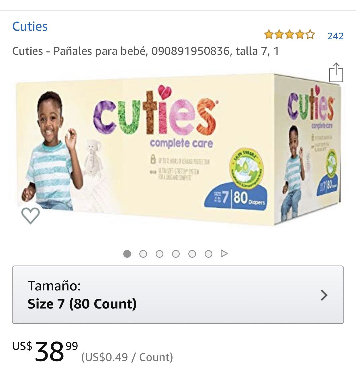 Cuties complete care diapers