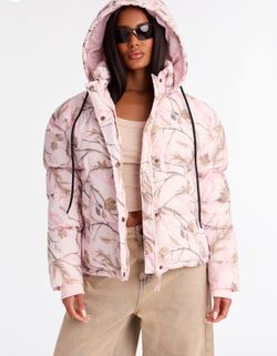 Camo puffer jacket