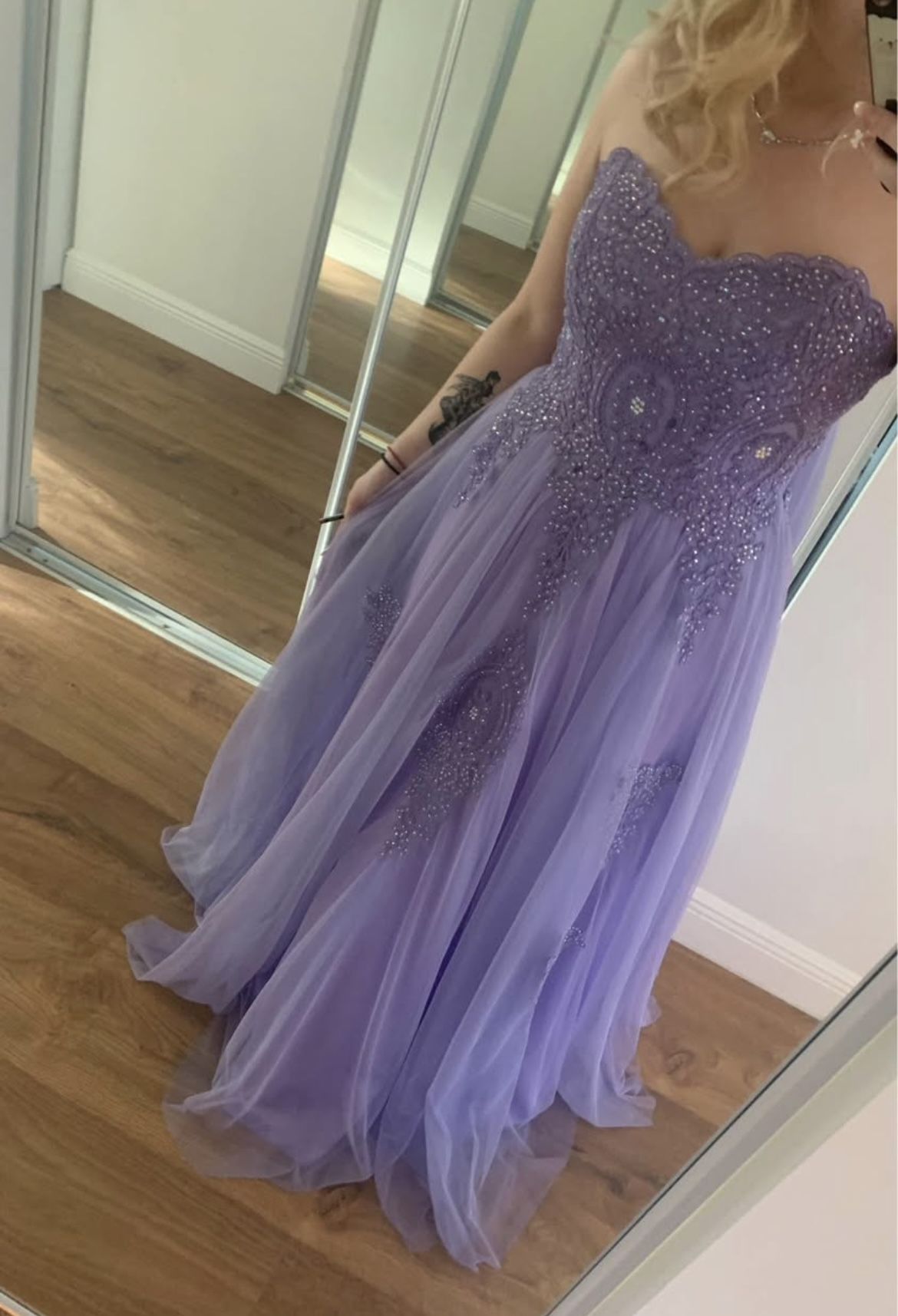 Purple Ballgown – TLC Say Yes to the Dress – Size 11/12 – Worn Once