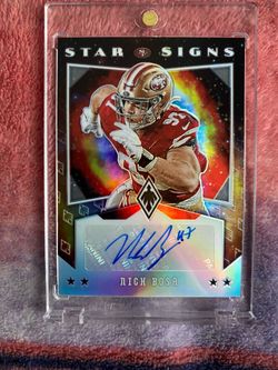 Nick Bosa Star Signs Autograph
