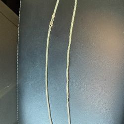 925 Italy Sterling Silver Cuban Chain 20” 2.5mm Necklace
