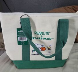 New starbucks snoopy  peanuts edition tote 2026