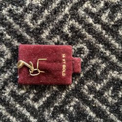 14kt Gold Note Charm