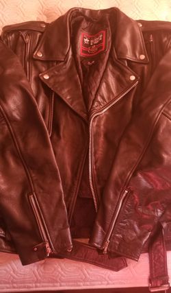 First classic leather gear jacket