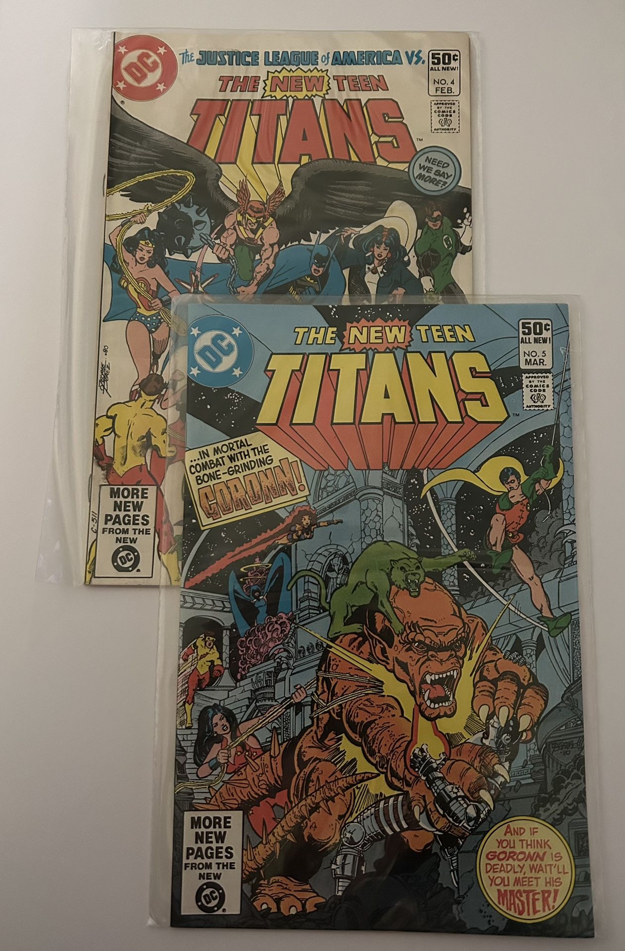 The New Teen Titans Volume 2, No. 4-5