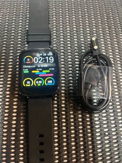 P36A Smartwatch fitness and health, tracking-Black  Excellent