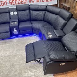Super Power Reclining Sectional Sale 