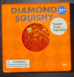 J'Adore Diamond Squishy Orange Viral Fidget Toy