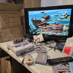 Super Nintendo Entertainment System (SNES) Console Bundle – Tested & Working