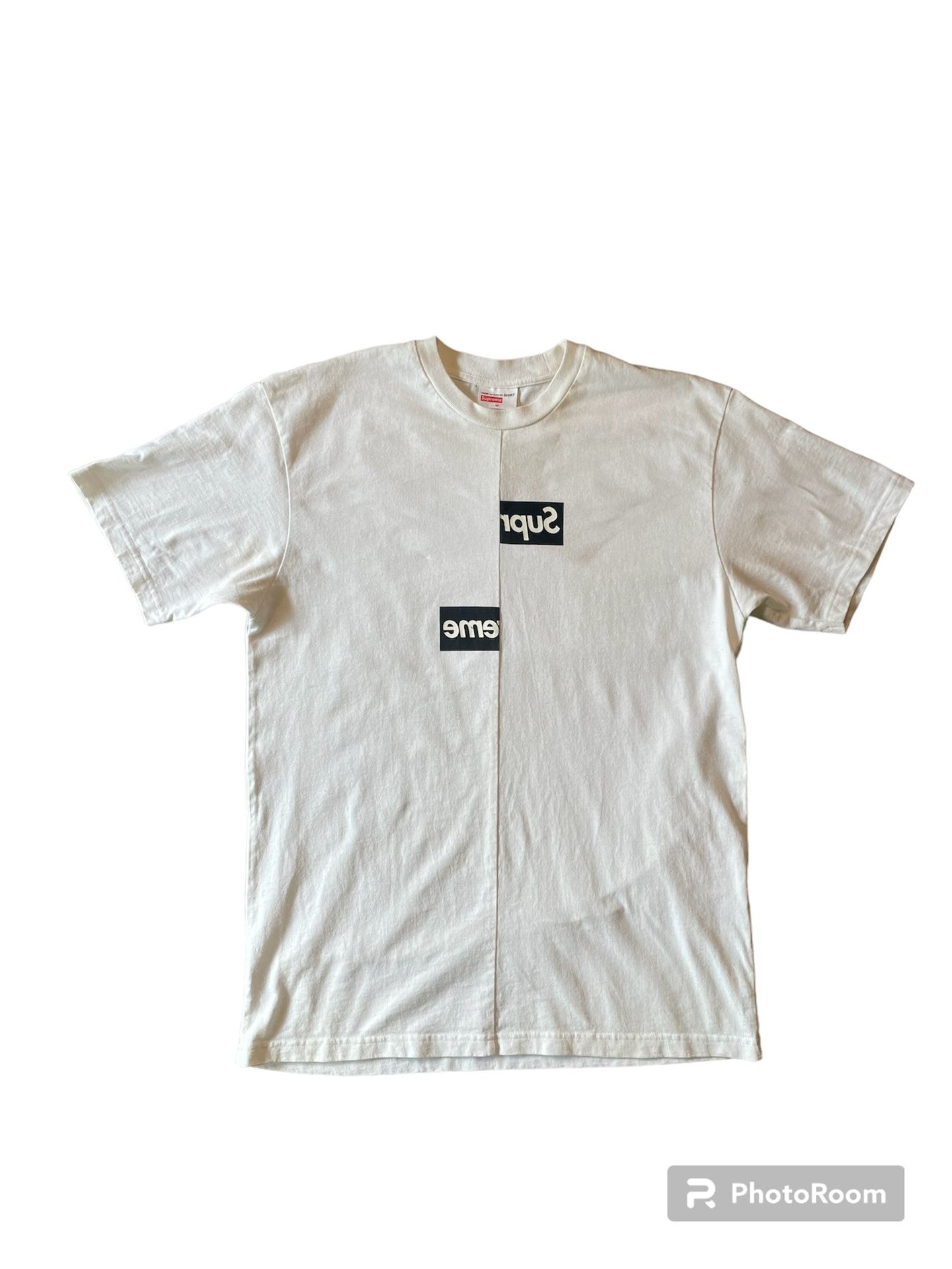 Supreme X Comme De garçons Split Box Logo Tee - www.disolcolor.com