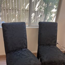 Black dining room chairs 