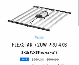 Flexstar 720 pro grow lights