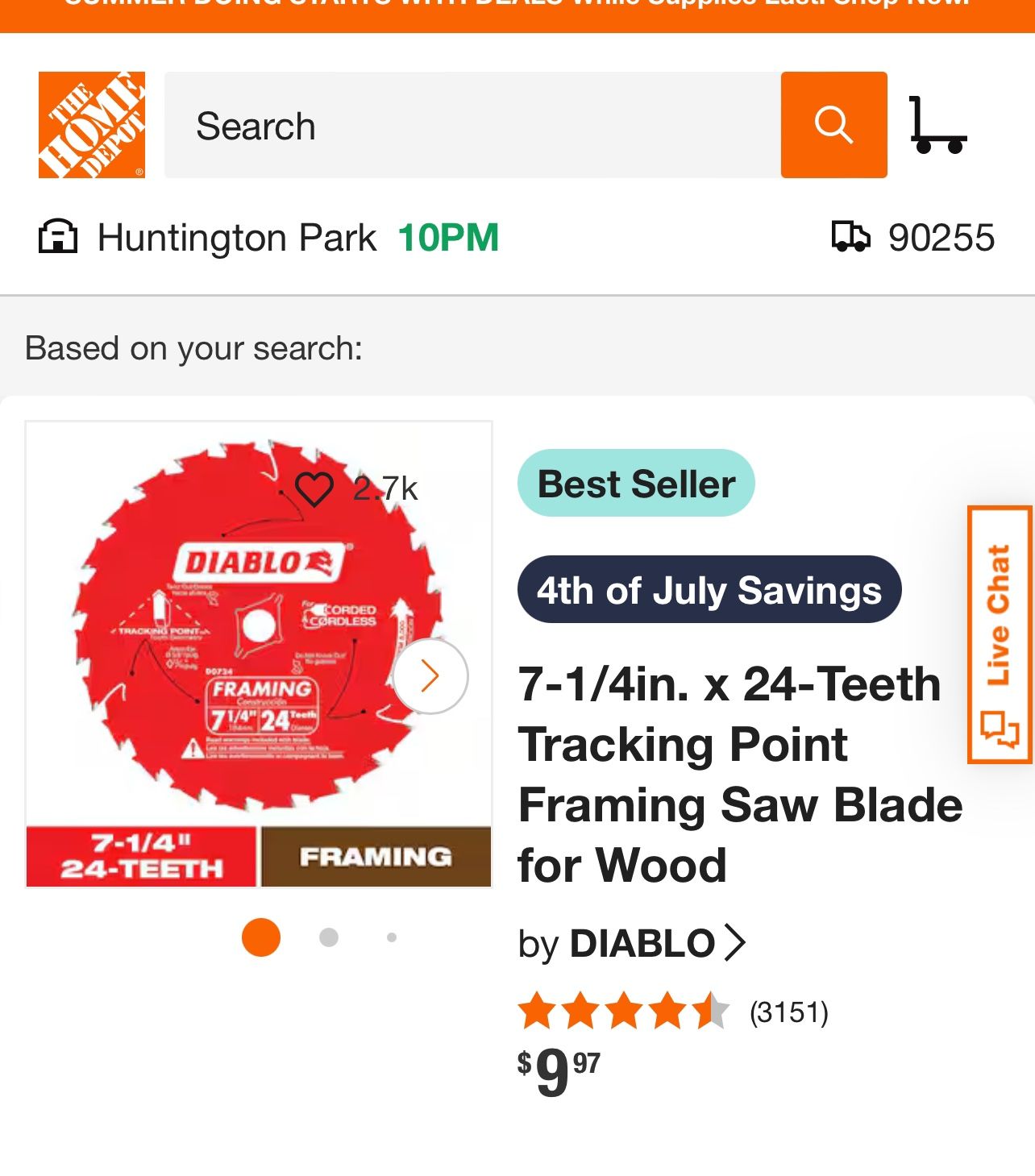 Framing Saw Blade