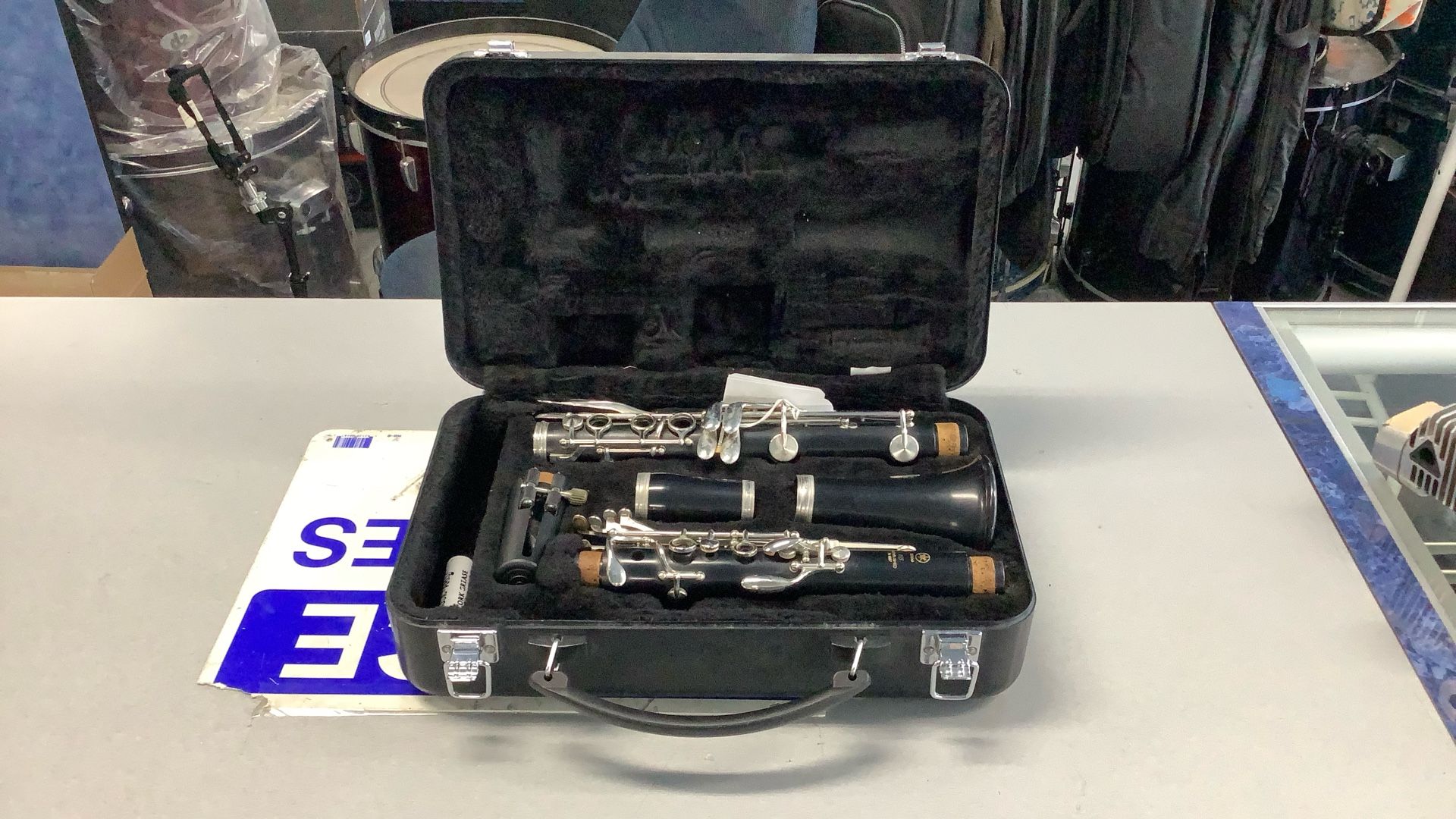 Black Yamaha Clarinet With Case
