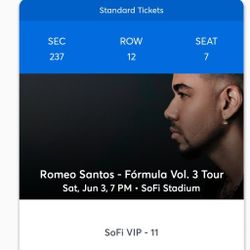 Romeo  Santos Concert JUNE 3 SATURDAY 