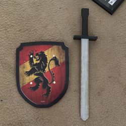 Sword And Shield From Renaissance Fair 