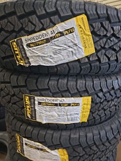 New set of tires aplus all terrain 265 70 17