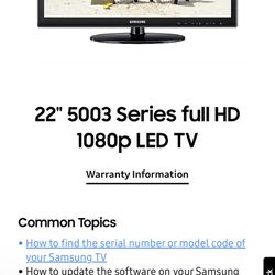 22” Samsung TV