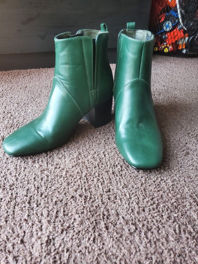 Womens Green Boots
