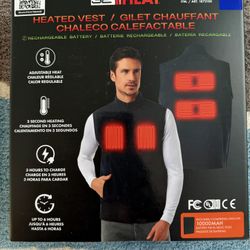 Rechargeable heated vest Size L