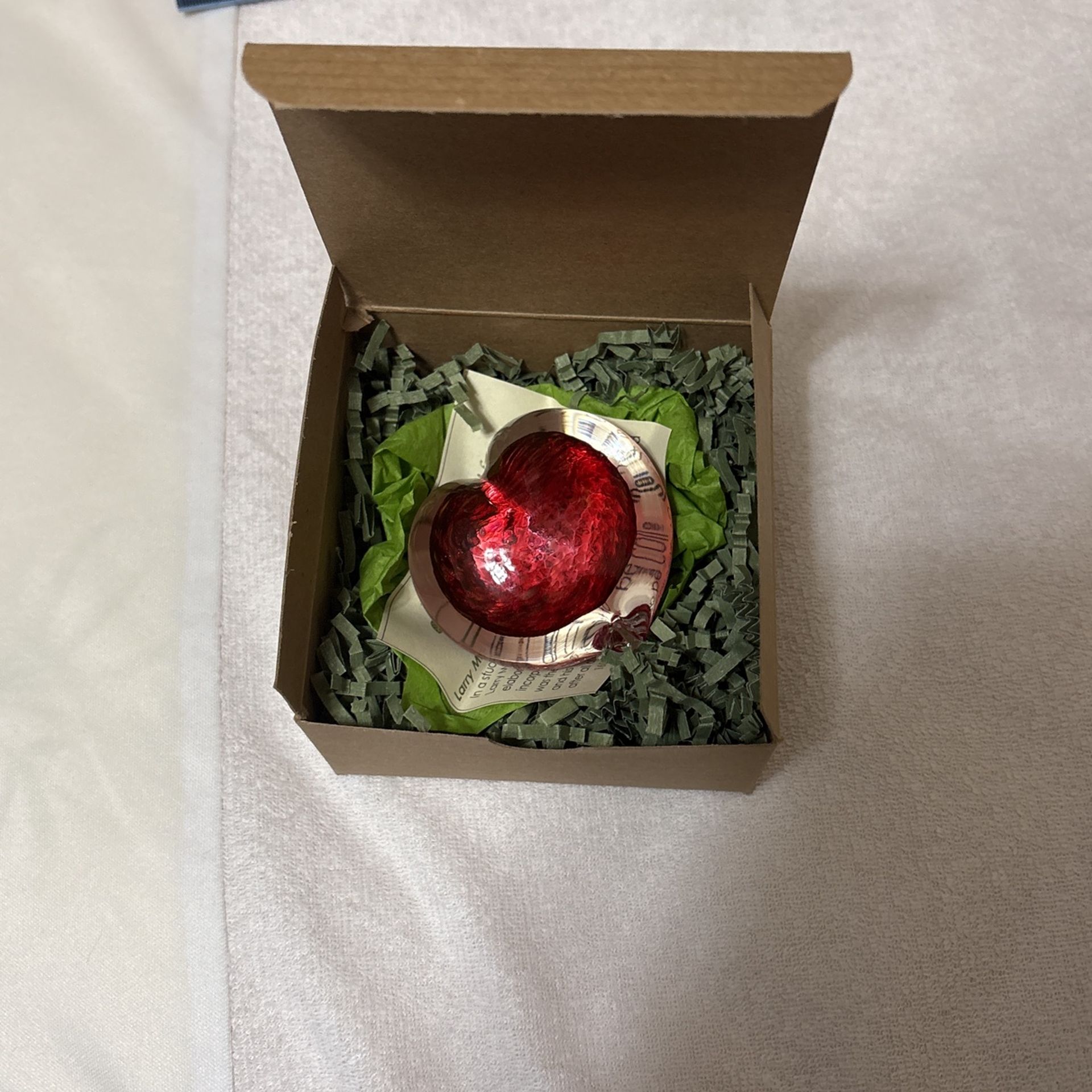 Red Glass Heart